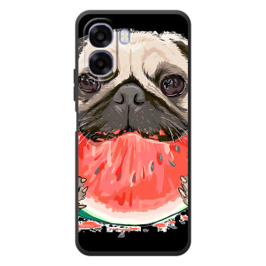 Чохол (ТПУ) Милі песики для OPPO A6x (Смішний Мопс)