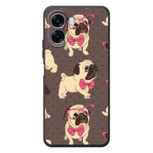 Чохол (ТПУ) Милі песики для OPPO A6x (Песик Мопсікі)