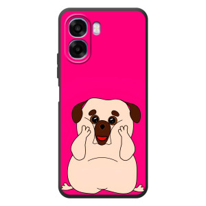 Чохол (ТПУ) Милі песики для OPPO A6x (Веселий Мопсік)