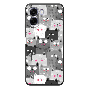 Чехол с милыми котиками на ОППО А6Х