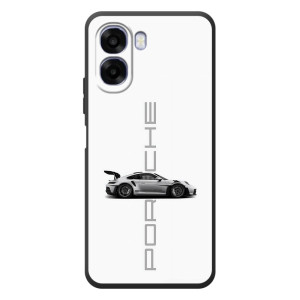 Чехол с авто Порше для OPPO A6x – белый Порше