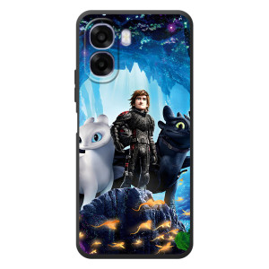 Чехол с принтом дракон Беззубик для ОППО А6Х