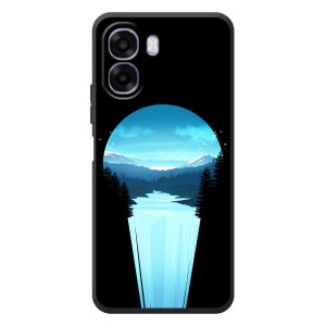 Літній Чохол на OPPO A6x – Синій Водоспад