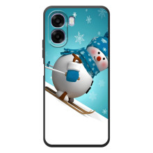 Новорічні Чохли для ОРО A6х (VPrint) (Сніговик на лижах)