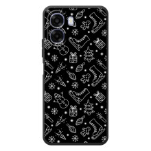 Новорічні, Святкові Чохли для OPPO A6x - 2024 год (Новорічний фон)