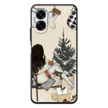 Різдвяні, Святкові Чохли для ОРО A6х (Дівчина з ялинкою)