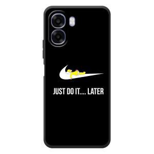 Силиконовый Чехол на OPPO A6x с картинкой Nike – Later