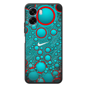 Силиконовый Чехол на OPPO A6x с картинкой Nike – Найк зеленый