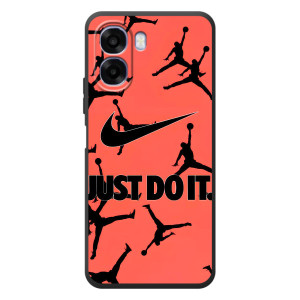 Силиконовый Чехол Nike Air Jordan на ОППО А6х – Just Do It