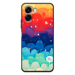 Силиконовый чехол с котиком для OPPO A6x – Mew