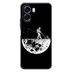 Силиконовый Чехол с принтом "Космонавты" на OPPO A6x – Космонавт