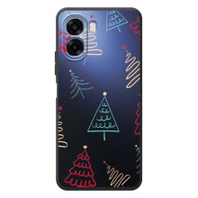 Зимні Чохли для ОРО A6х - прозорий фон – Різдвяні ялинки