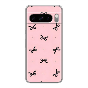 Чехол банты для OPPO A7 Pro – Черные бантики