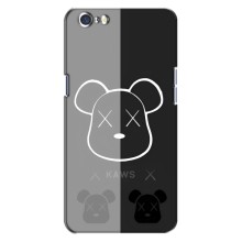 Чехлы для Oppo A71 - Bearbrick Louis Vuitton (PREMIUMPrint) (БеарБрик глаза)