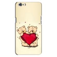 Чехлы для любимой на ОППО A71 (VPrint) (Медвежата)