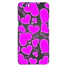 Чехлы для любимой на ОППО A71 (VPrint) (Pink hearts)