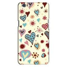 Чехлы для любимой на ОППО A71 (VPrint) (Сердечки)