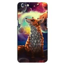 Чохли з картинкою Лисичка для Oppo A71 (VPrint) (Лисичка в космосі)