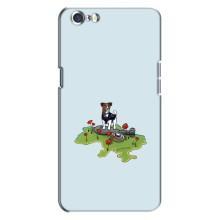 Чехлы с картинкой собаки Патрон для Oppo A71 (AlphaPrint) – Сапер Пес