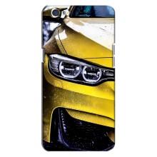 Чохли з Машинами на ОППО A71 (VPrint) (Жовта машина)