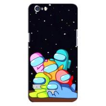 Чохли Амонг Ас для Oppo A71 (AlphaPrint) (Скіни в космосі)