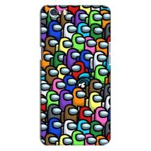 Чохли Амонг Ас для Oppo A71 (AlphaPrint) (Убитий)