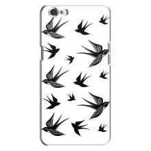 Чохол з пташками на Oppo A71 (VPrint) (Ластівки)