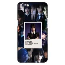 Чехлы Венсдей на Oppo A71 Уэнсдей (AlphaPrint) (коллаж Уэнздей)