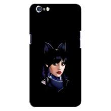 Чехлы Венсдей на Oppo A71 Уэнсдей (AlphaPrint) (серьезная Уэнздей)