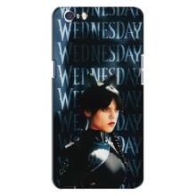 Чехлы Венсдей на Oppo A71 Уэнсдей (AlphaPrint) (Уэнздей кошка)