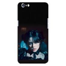 Чехлы Венсдей на Oppo A71 Уэнсдей (AlphaPrint) (взгляд Уэнздей)