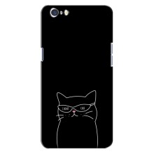 Чехол с рисунком кот на Oppo A71 – Равнодушный кот