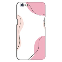 Чехол цветочный дизайн для Oppo A71 – Розовый фон
