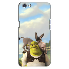 Чохол з мультфільмом Шрек на Oppo A71 – Шрек і осел