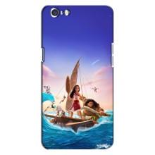 Чехол с мультфильмом Моана Oppo A71 (Моана и Мауи)