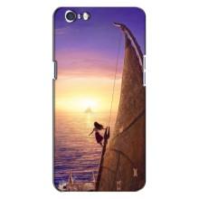 Чехол с мультфильмом Моана Oppo A71 (Моана в море)