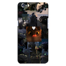 Чехол как приручить дракона на Oppo A71 (Дракон коллаж)