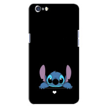 Чехол с принтом Стич на Oppo A71 – Стич на черном