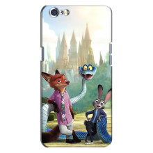 Чехол Зоотрополіс на Oppo A71 – Ник Джуди и змея