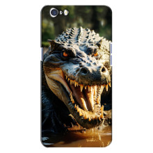 Чехол с картинкой «Хищники» для Oppo A71 – Крокодил