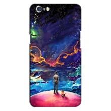 Космічні Чохли для ОППО A71 (VPrint) (Вид Галактики)