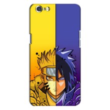 Купить Чехлы на телефон с принтом Anime для Оппо А71 – Naruto Vs Sasuke