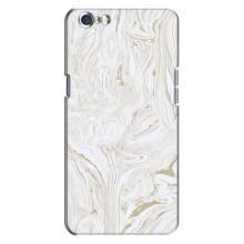 Мраморний чехол на Oppo A71 (VPrint) (Білий мрамор)