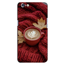 Чохол з унікальним дизайном 'Осінь з кавою' для Oppo A71 – Кава на ковдрі