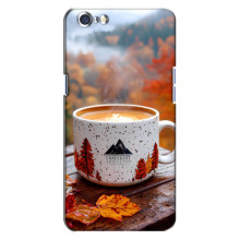 Чохол з унікальним дизайном 'Осінь з кавою' для Oppo A71 – Кава на природі