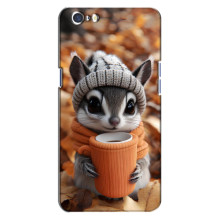 Друкований чохол 'Звірята з кавою' для Oppo A71