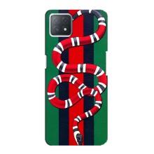 Чехлы ГУЧЧИ для Оппо А72 (5G) (AlphaPrint) (Gucci змия)