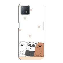 Чехлы с изображением разных животных для Oppo a72 (5G) (Удивленные медвеженки)