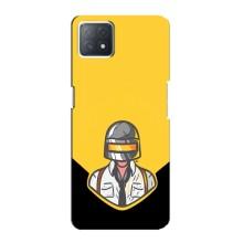 Чехол PUBG для Оппо А72 (5G) (AlphaPrint) (Пабг в шлеме)