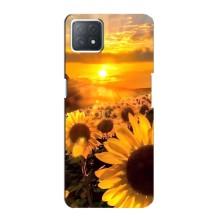 Чохол з Квітами для Oppo a72 (5G) (поле соняшників)
